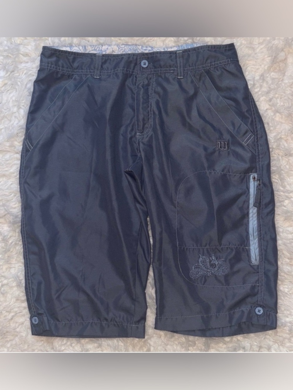 Wilson Mid-Rise 13” Long Board Shorts, Size S